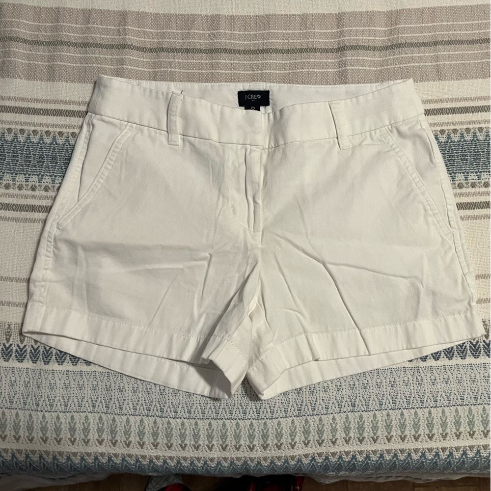 Size 0 White Chino Shorts | J Crew